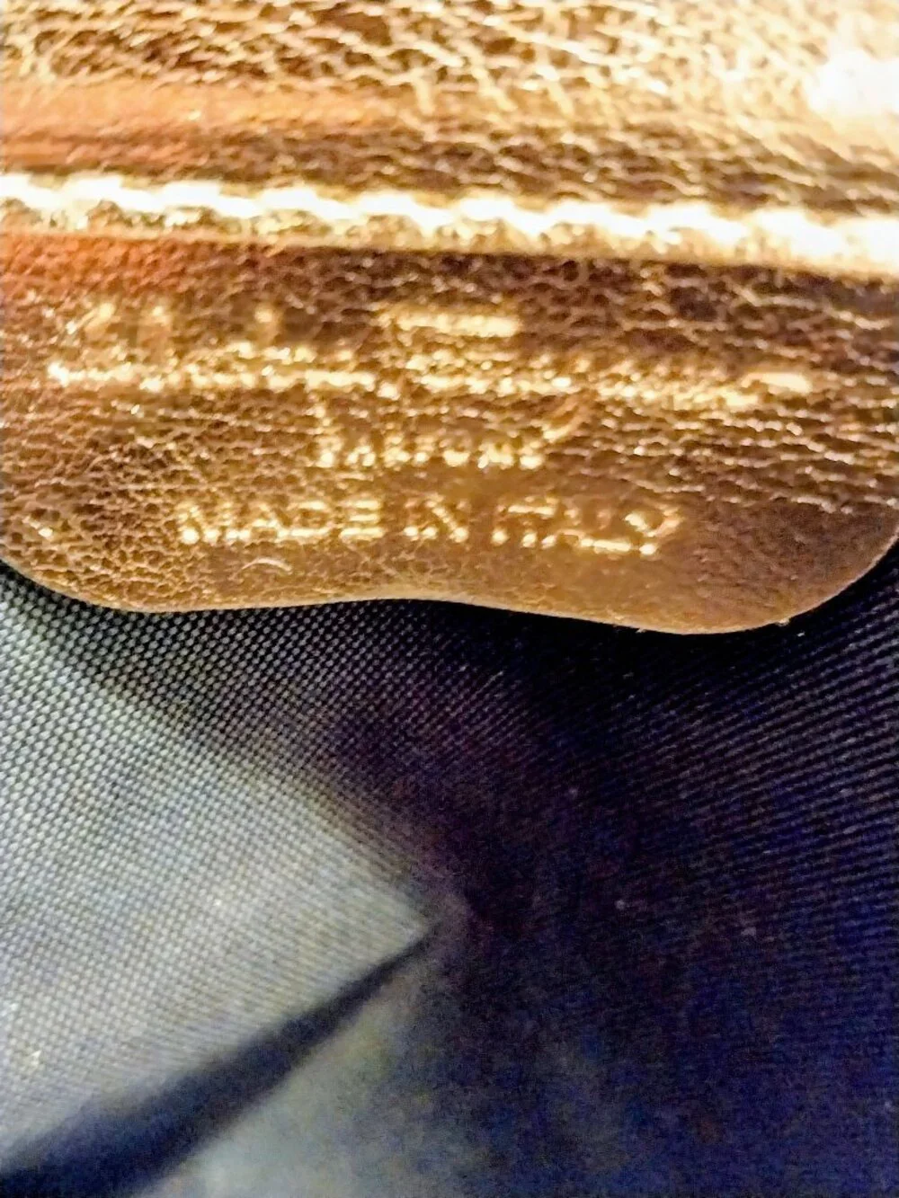 FERRAGAMO Rose Gold Parfum Makeup Pouch Free With Purchase Gold Tone Hardware